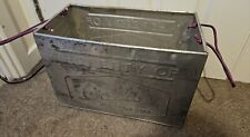 Property Of Walls Ice Cream Aluminium Tin Box Planter Mid-Century Vintage 