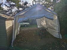 3m X 6m Heavy Duty Carport Garage Car Shelter, Storage Tent Galvanized Steel