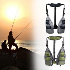 Multi-Pocket Mesh Fishing Vest