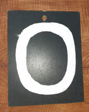 Hand made cricket scoreboard