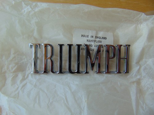 New discontinued triumph - new,