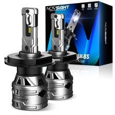 NOVSIGHT LED Headlight Bulb H4 9003 60W H/L Beam 6500K 13000LM Canbus Error Free