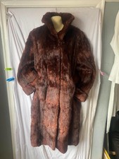 Vintage real rabbit fur long