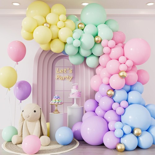 Pastel balloon arch kit - pastel,