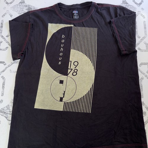 Bauhaus 1978 shirt black large - 1978,