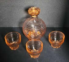 Vintage Art Deco Style Peach