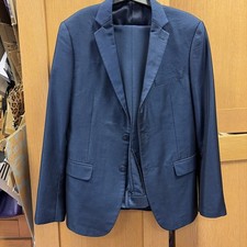 Mens French Eye Blue wool