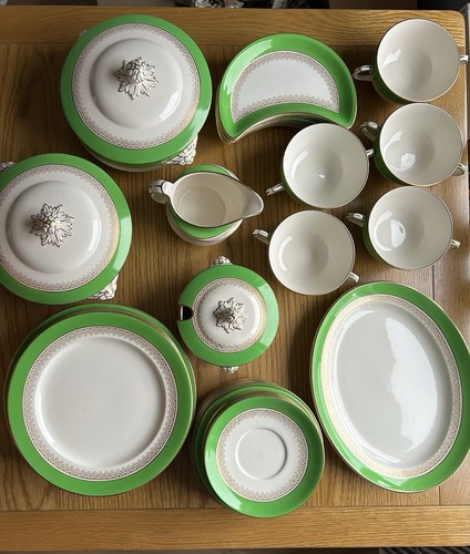 Rare 38pc antique losol ware - 38pc,