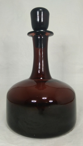 Blenko hand blown amethyst - hand,