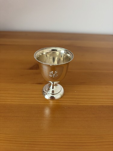 Vintage egg cup - , silver