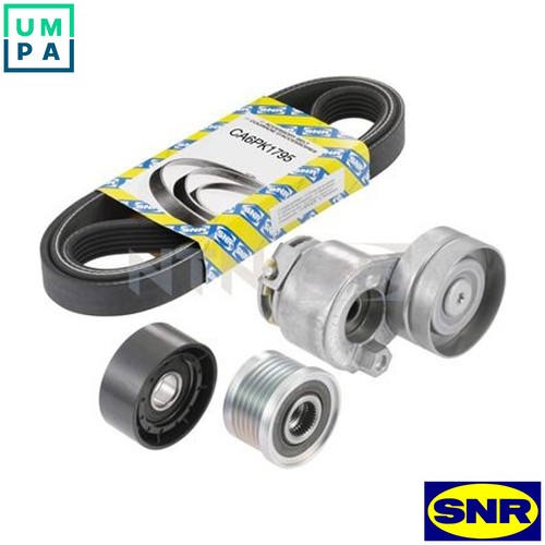 Vribbed belt set ka855 - set, for