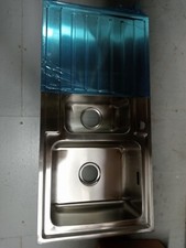 Caple Vanga 1.5 Bowl Sink Left Hand Drainer - Stainless Steel