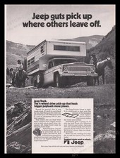 Jeep truck 1970s print - jeep,