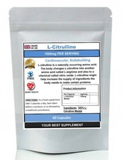 L-Citrulline Capsules 1500mg Cardiovascular Bodybuilding (HIGH STRENGTH)