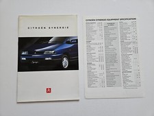 CITROEN SYNERGIE 18 PAGES SALES BROCHURE 1996