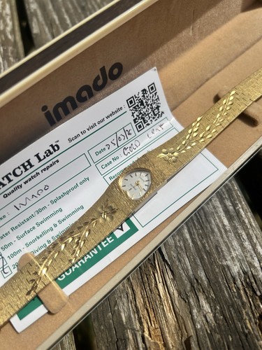 Vintage gold imado quartz - vintage,
