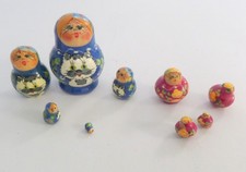 TWO PART SETS TINY RUSSIAN DOLLS