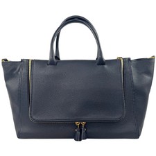 ANYA HINDMARCH Blue Leather