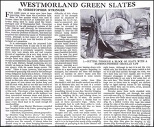 WESTMORLAND GREEN SLATES. A