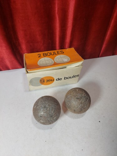 Pair vintage french boules - vintage,