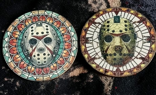 Coasters horror 10cm - 2, friday