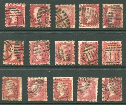 1858 1879 penny red - 1858-1879,