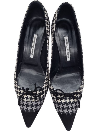 Manolo blahnik houndstooth - manolo,