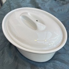 Large Oval French Apilco White