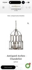 Chandelier HUGE New In Box