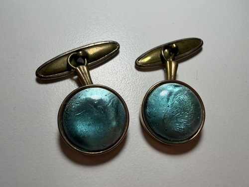 Art deco vintage blue glass - deco,