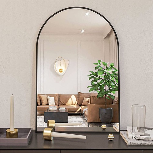 Modern arch bathroom - arch, mirror