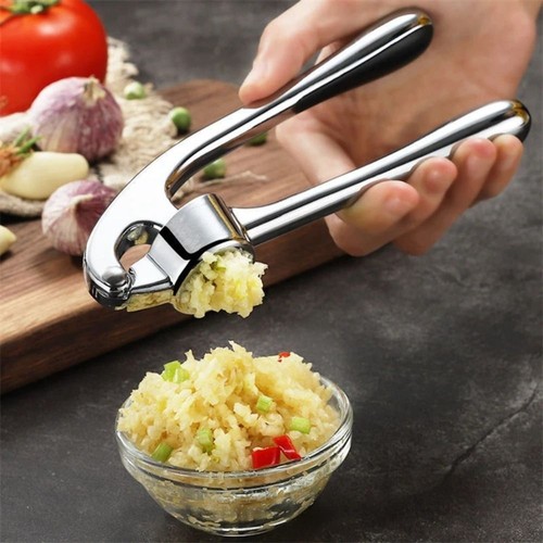 Garlic press crusher - garlic,