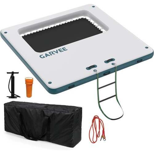 Inflatable floating dock - floating,