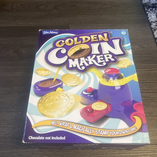 Golden chocolate coin maker - golden,