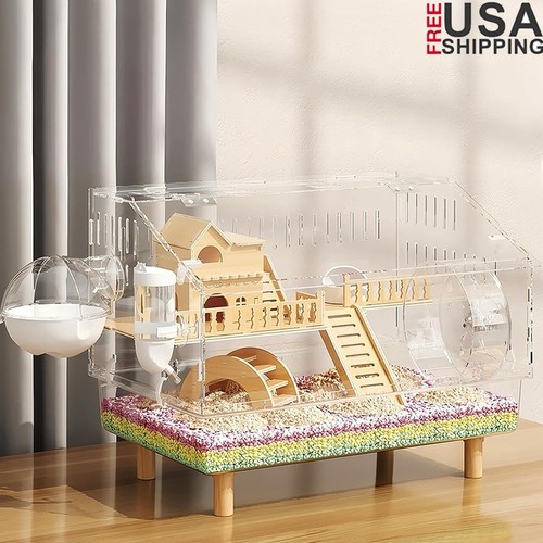 Acrylic hamster cage - acrylic,