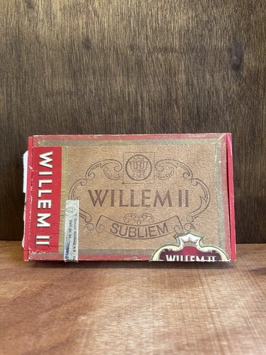 Vintage willem wooden cigar - vintage,