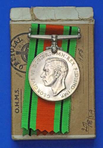 Ww2 george defence medal - ww2, vi