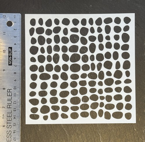 Stencil background stones - background,