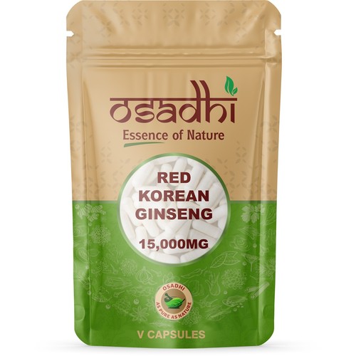 Red korean ginseng capsules - red,