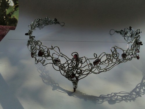 Garnet silver viking - silver,