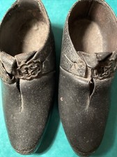 VICTORIAN PAIR OF CHILDRENS SHOES/ BOOTS /CLOGS. Authentic.Handmade.Approx. 14 C