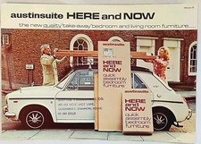 VINTAGE 1976 F. Austin Ltd London "AUSTINSUITE" Bedroom Furniture Sales BROCHURE