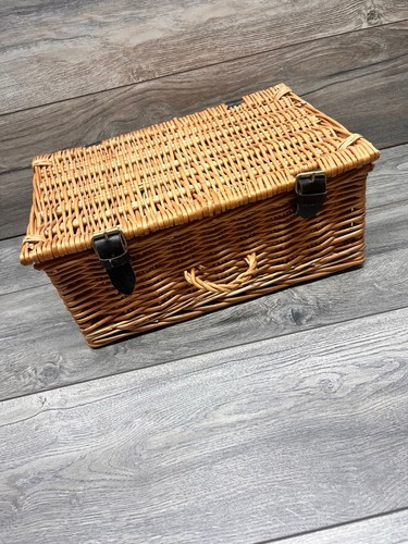 Wicker storage trunk - storage, empty