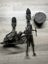Vintage Iron African Figurines