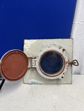 Sekurit heavy duty opening boat porthole window with Cover