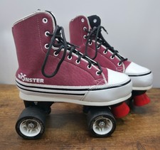 Monster Quad Skates UK 5 Red