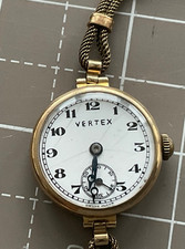 Working Vertex 9ct womens wristwatch - 9ct case