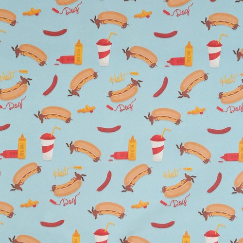 Sausage dog fast food gift - 3x,