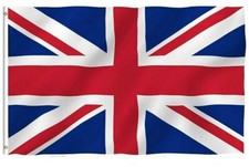 Large Medium Small Union Jack Flag Great Britain Fabric Polyester GB Sport 