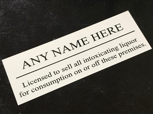 Personalised licensed liquor - personalised,